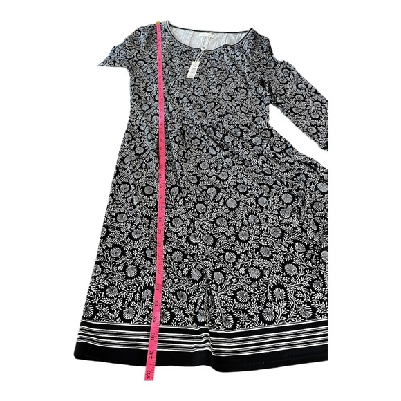 Max Studio Fit and Flare 3/4 sleeve dress New with tags - Picture 7 of 11